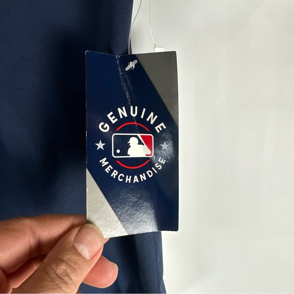 Kids Navy Blue Baseball Shirt Youth Size Medium 8 - Picture 3 of 8